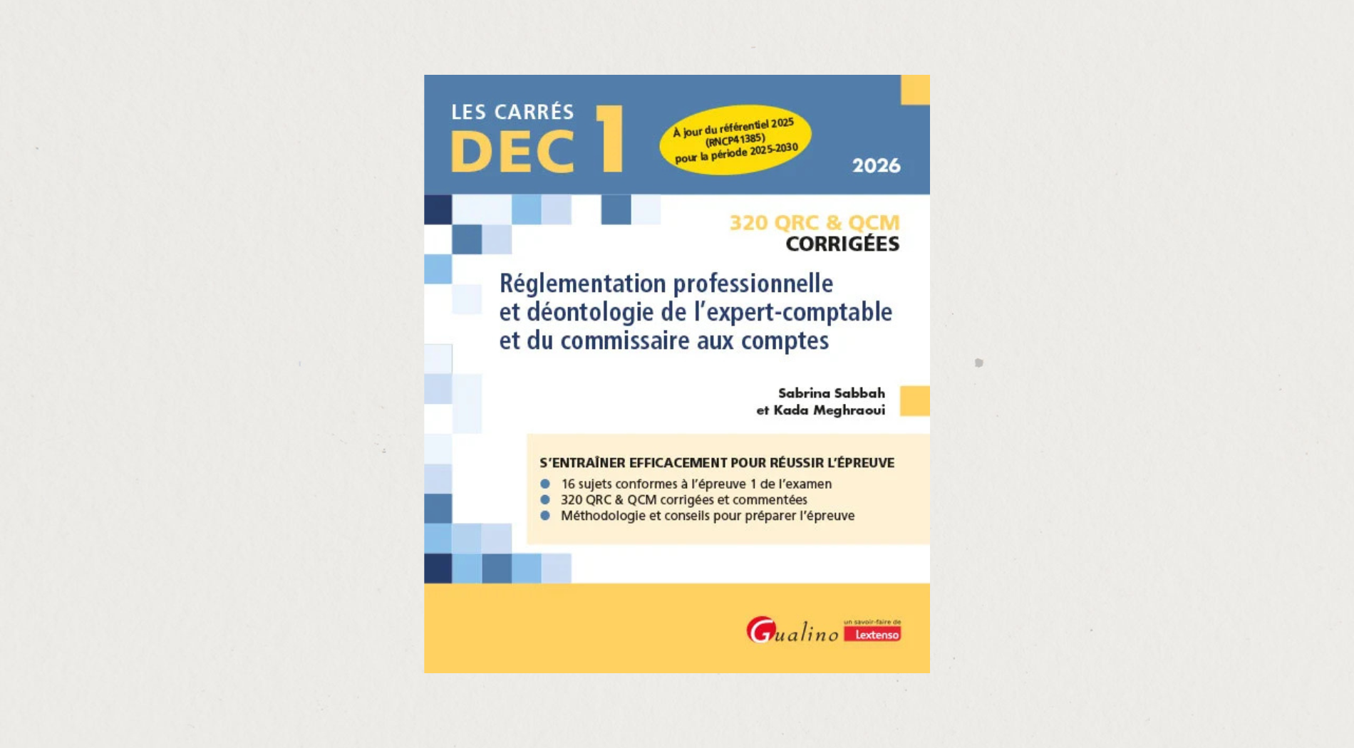 Illustration de l'article Les Carrés DEC 1 - QRC et QCM corrigées 2026